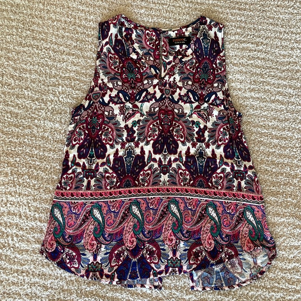 Sleeveless blouse